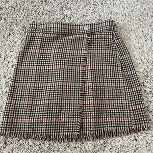 Urban Outfitters plaid wrap skirt